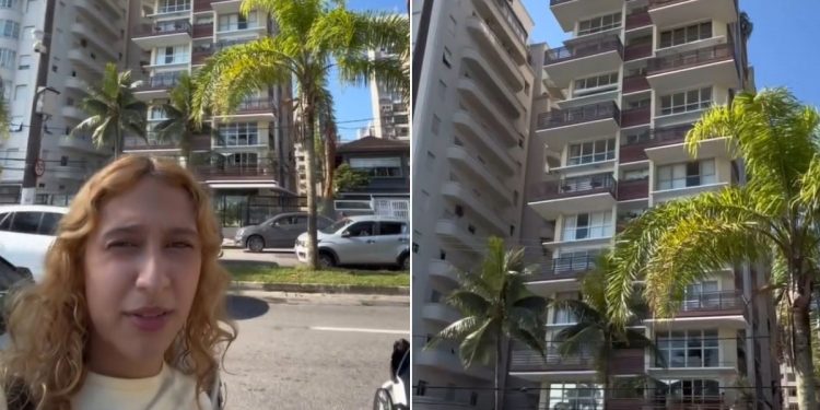 Jovem se encanta por arquitetura de Santos e decora nome de prédios da praia; VÍDEO
